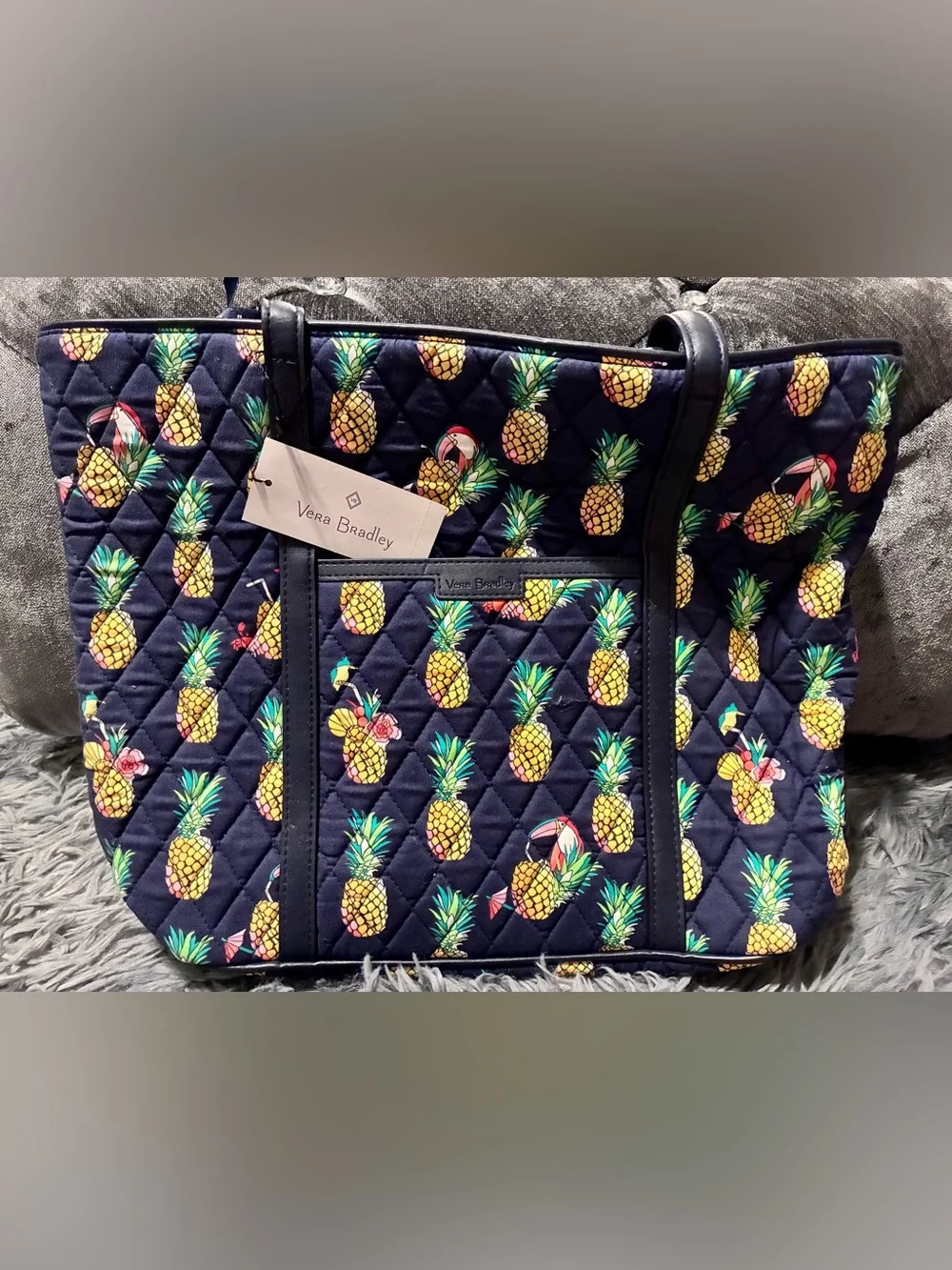 Vera Bradley Tropical Pineapple Tote